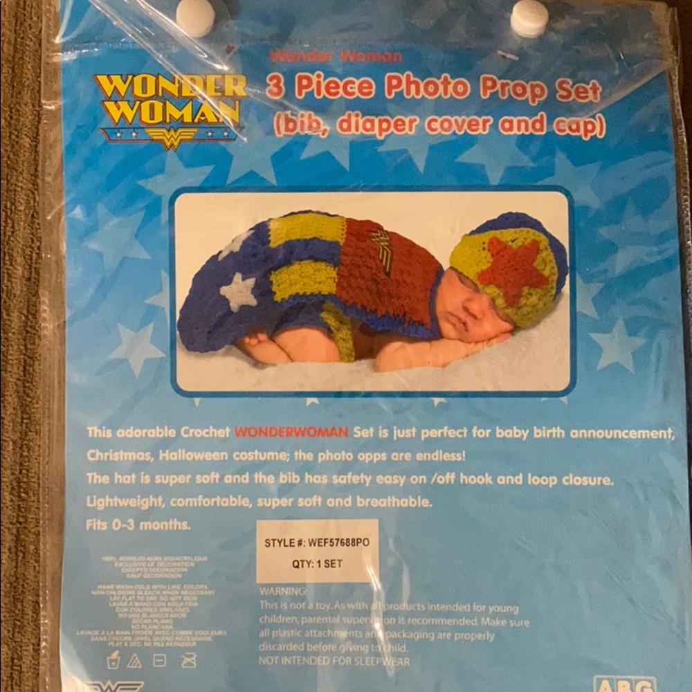 Baby Photo Shoot Costume WONDER WOMAN